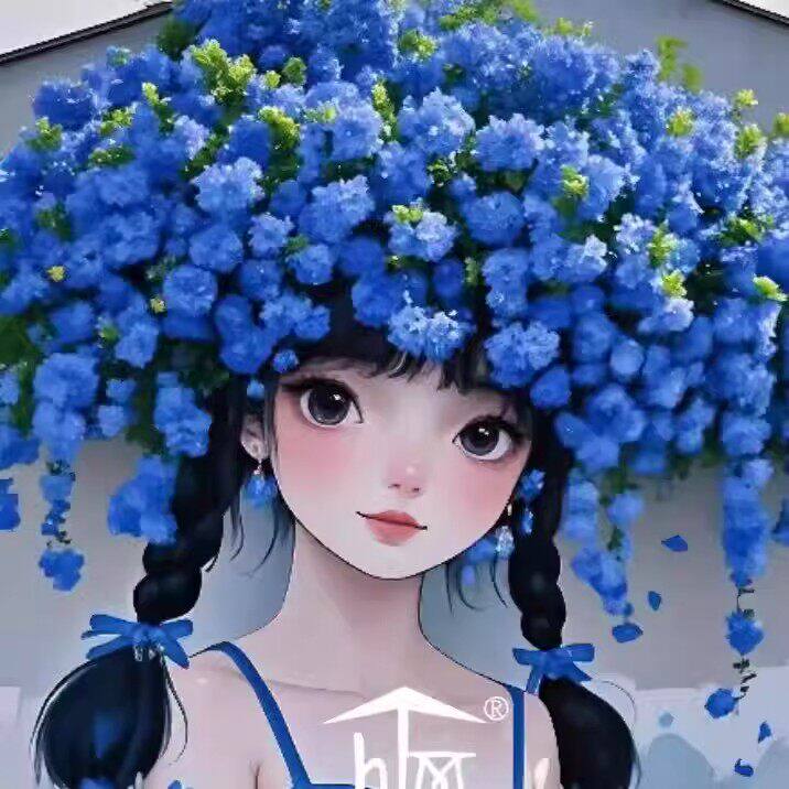 古风美女花墙仿真玫瑰花瀑布墙面美陈装饰风车茉莉壁挂拍照背景墙