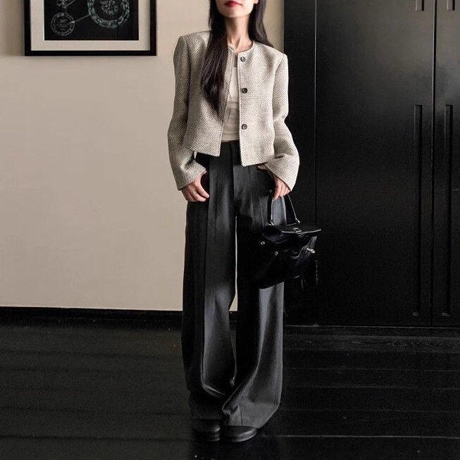 小香风外套女短款小个子春秋2026新款爆款名媛高级感春装女款上衣