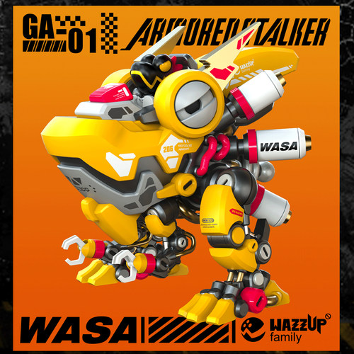 WASA 重装猎影龙 GA-01 巨型机械载具星球探索工程机