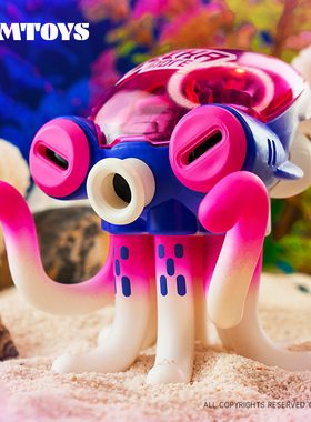 WASATOY盲盒潮玩手办公仔桌面车载摆件玩具男生礼物可拆机械墨儿