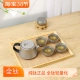 纯钛茶具套装 冰晶彩色功夫 户外旅行便携钛茶壶金属泡茶器茶杯中式