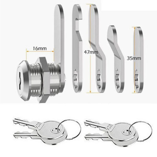 5个片 4个钥匙 RV LOCK  通开转舌锁  工具箱锁 通开锁 MS403-16
