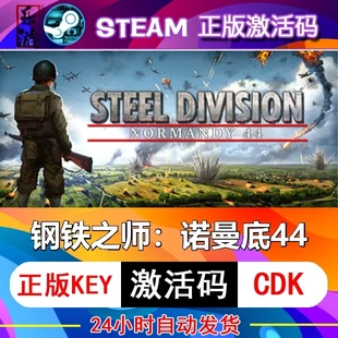 钢铁之师:诺曼底44 steam激活码cdkey在线电脑游戏入库正版兑换码