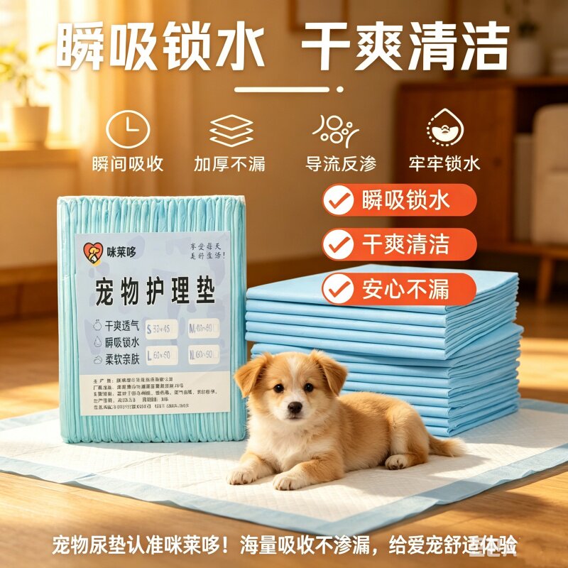 加厚强吸水宠物用品通用隔尿垫尿垫狗狗尿片猫尿布泰迪尿不湿包邮