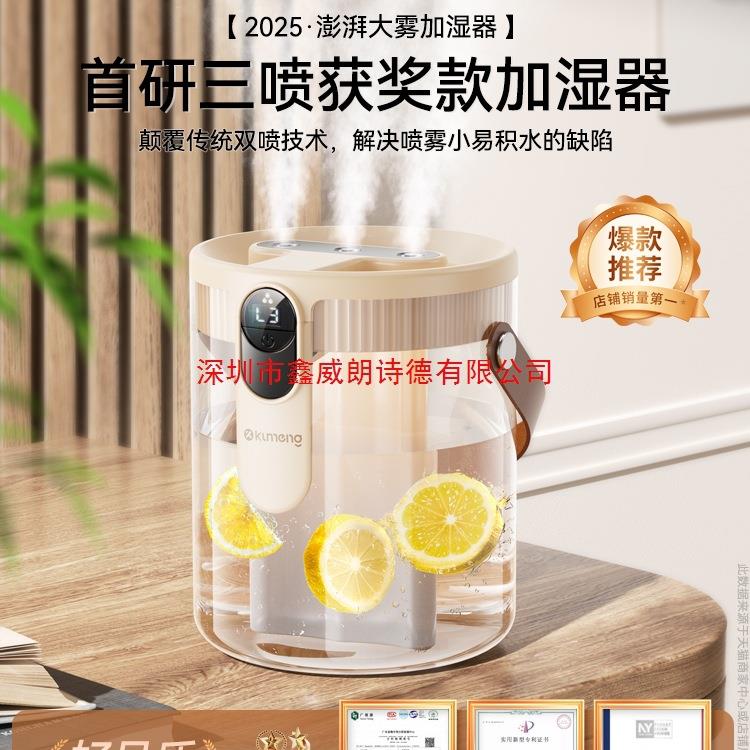 2025新款空气加湿器家用静音卧室小型孕妇婴儿客厅办公室桌面大喷