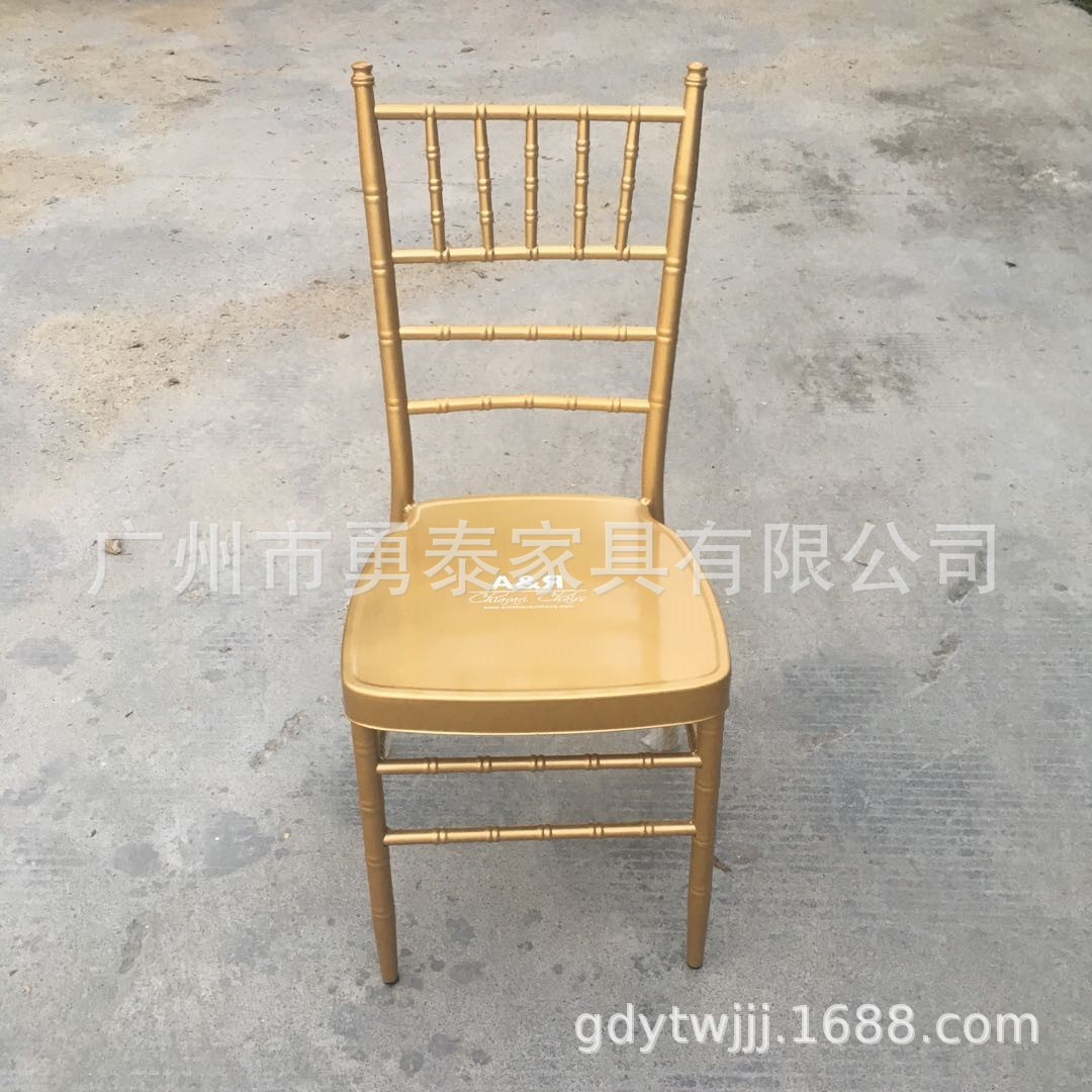 厂家供应铁制竹节椅铁艺交叉椅户外婚礼椅现代休闲金属竹节椅