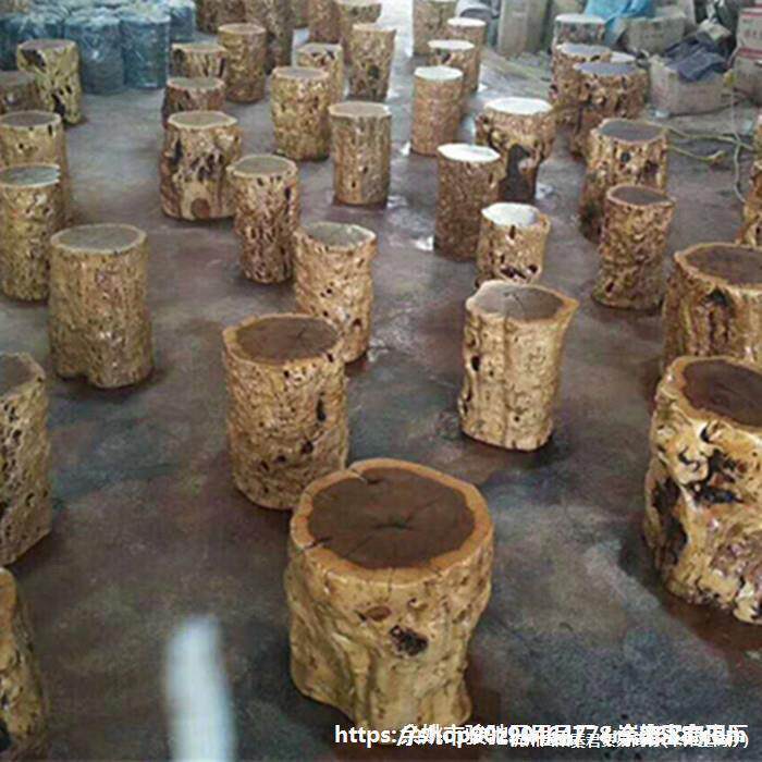 发枣木墩子原木树桩实木树墩根雕茶几凳子茶凳圆凳花架艺术