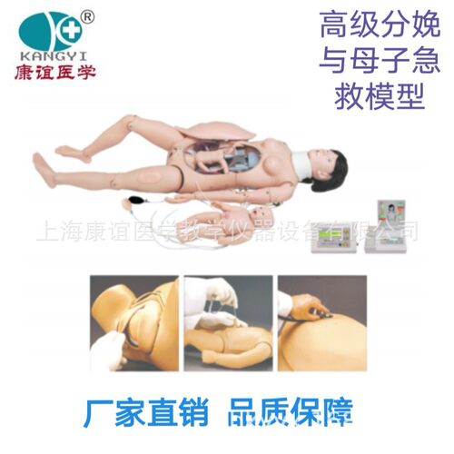 KAY-F55高级分娩与母子急救模型母子急救训练模拟人产科示教模型