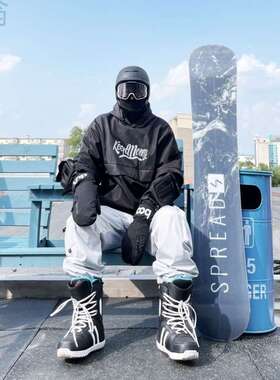 KEEPMONEY美式滑雪服男女单板防风防水保暖新款滑雪服套装滑雪棉