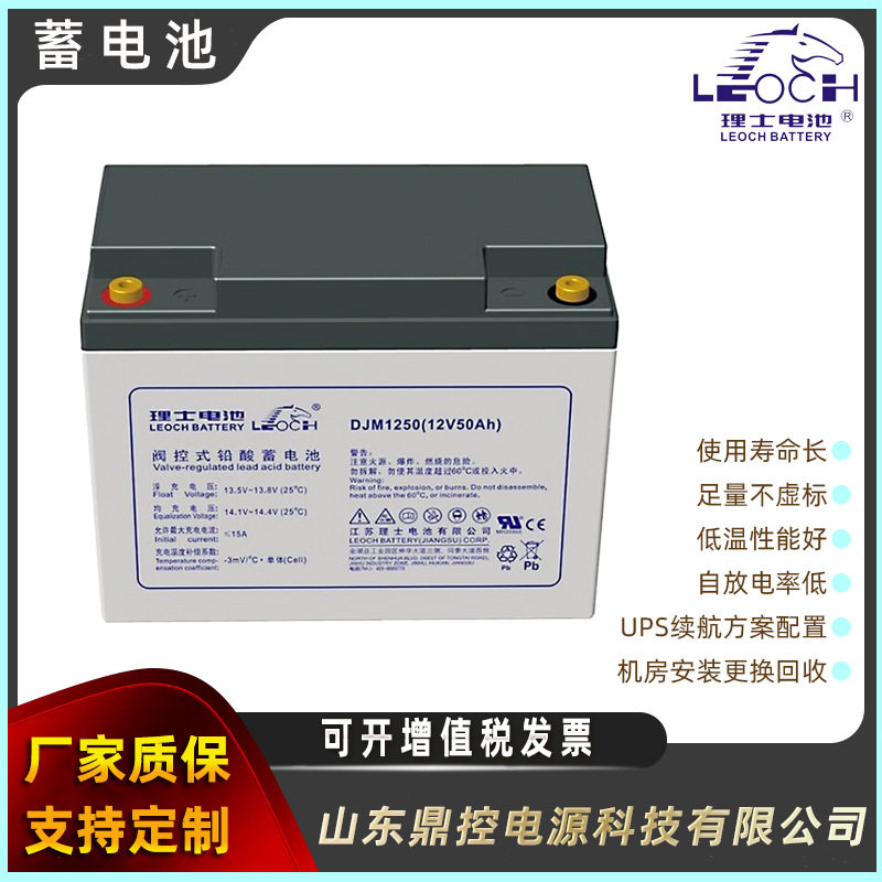 LEOCH理士12V2OPzV45固定型管状极板密封蓄电池12V4H铅酸胶体