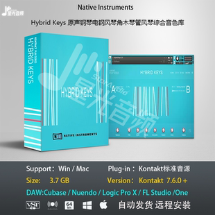 Hybrid Keys 原声钢琴电钢风琴角木琴管风琴综合音色库编曲音源