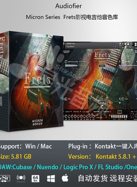 Micron Series  Frets影视电吉他音色库音乐制作康泰克编曲音源