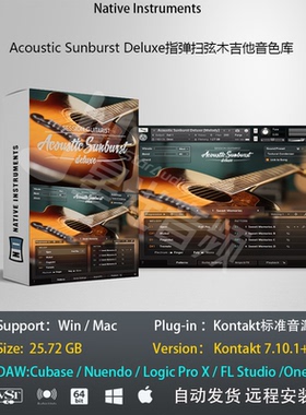 Session Guitarist Acoustic Sunburst Deluxe节奏旋律木吉他音色