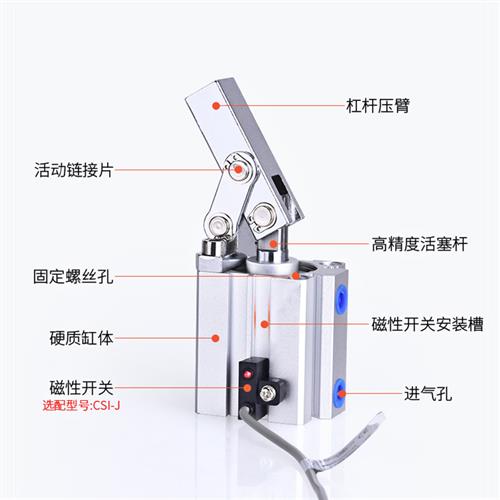 春营杠杆夹紧气缸高精度气动夹具JGL压紧ALC25 32 40 50 63T5RK使用感如何?
