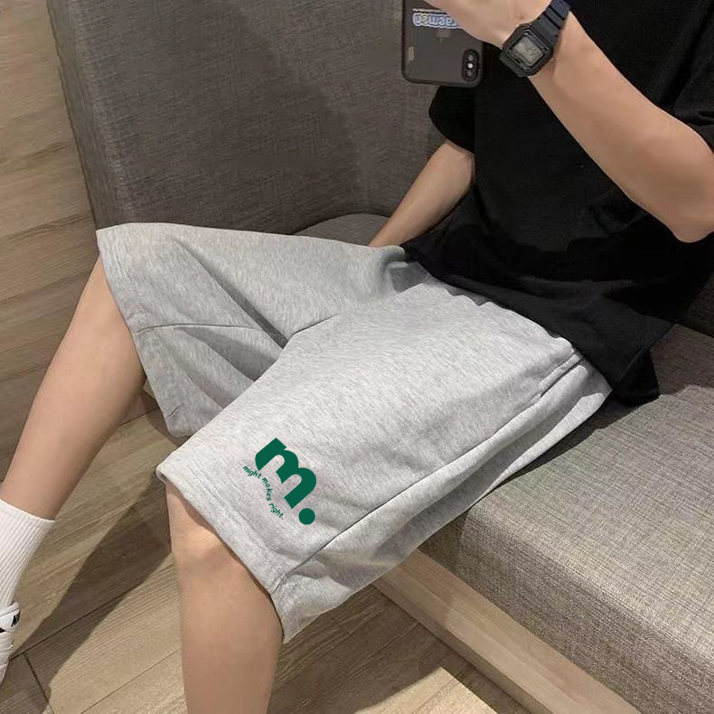 短裤男士夏季新款潮牌ins宽松休闲运动五分裤港风沙滩情侣五分裤