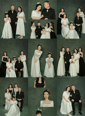 影楼高质量全家福家庭照亲子照样片客样78套 图片900加