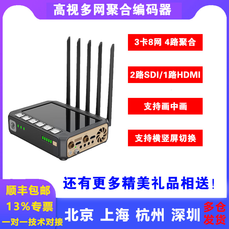 高视编码器T20p多卡多网聚合