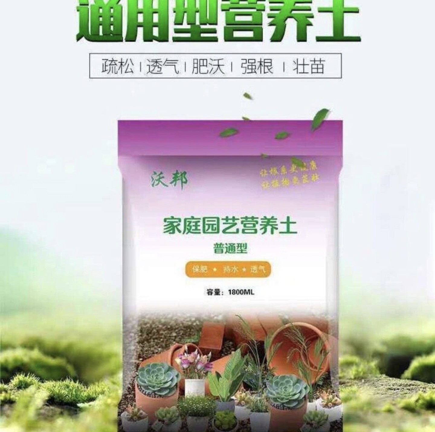 多肉植物绿植专用营养土泥炭土配配方介质/营养土