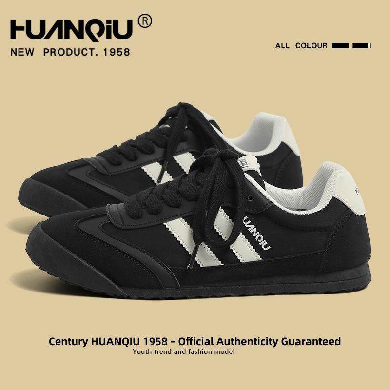 环球时尚百搭平底德训板鞋女2026春秋新款轻便校园休闲运动鞋板鞋,女鞋,德训鞋,淘宝优惠券,粉丝福利购,淘宝优惠卷