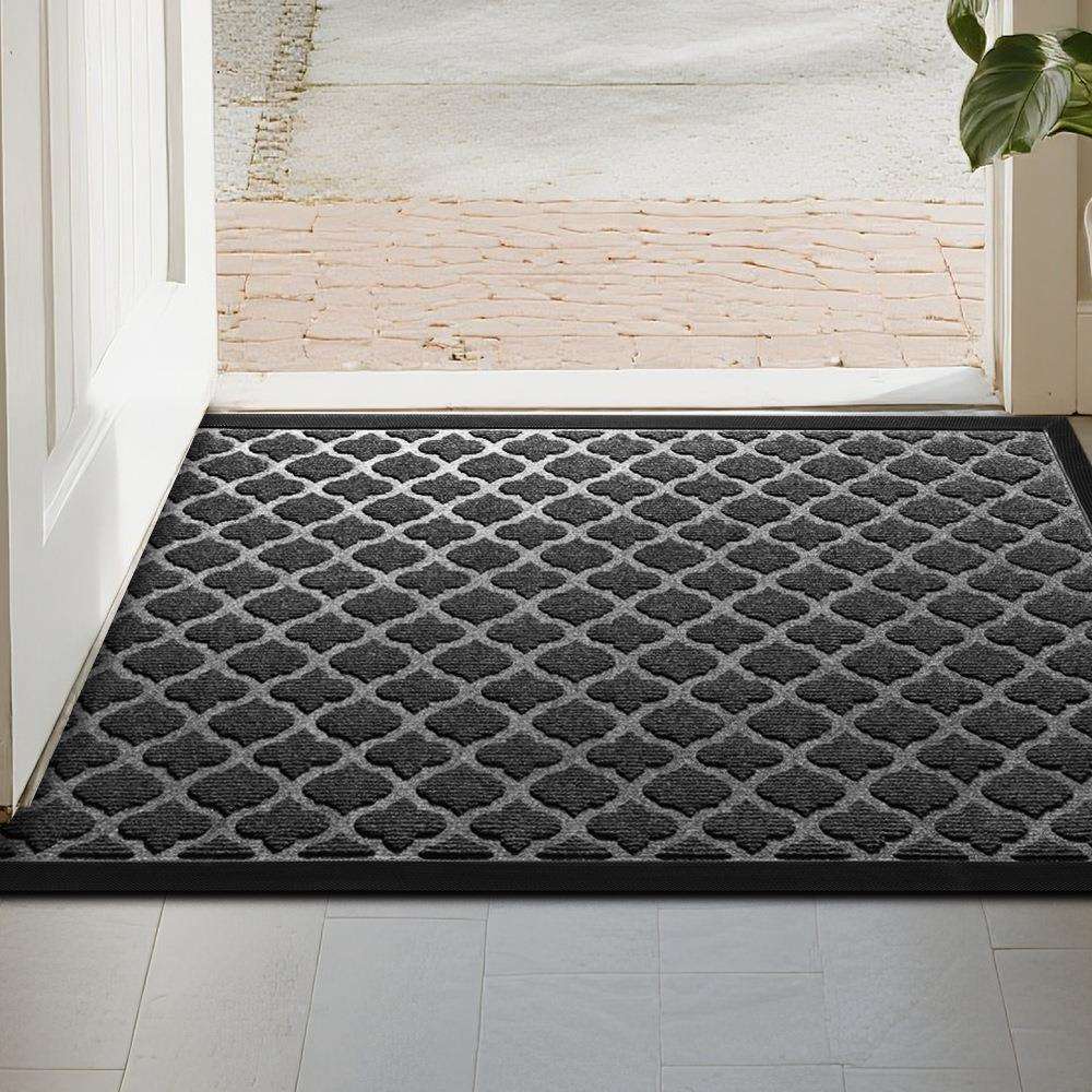 入户门地垫进门口门垫家用耐脏吸水防滑脚垫易打理玄关地毯垫