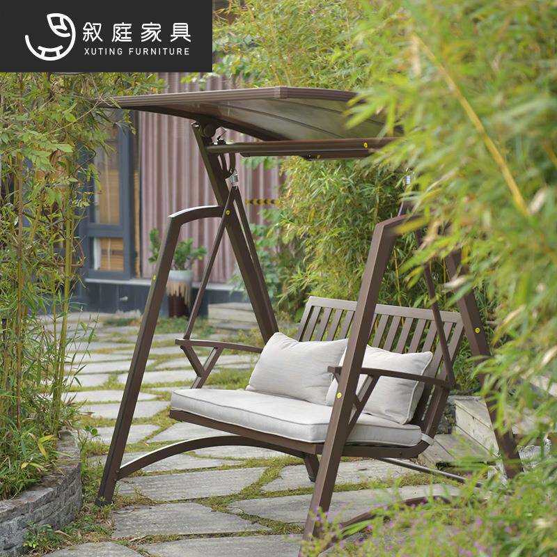 吊椅秋千户外室外庭院阳台家用北欧荡秋千椅双人摇椅室内吊床网红