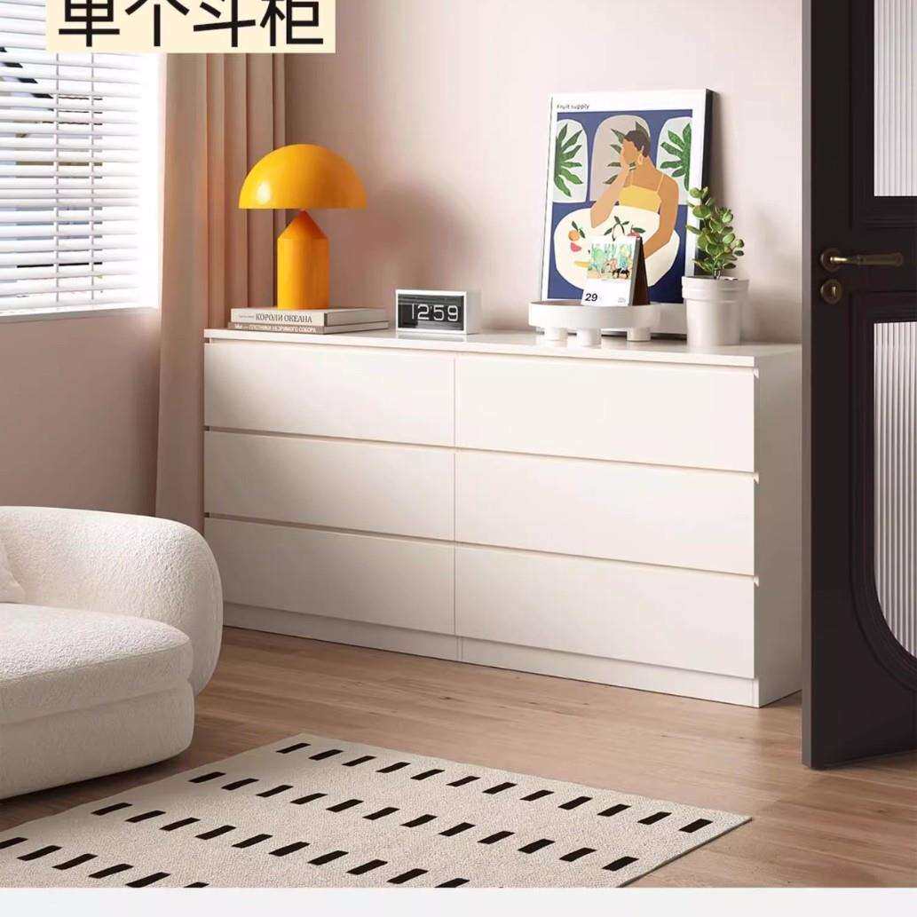 梦马尔姆法式实木斗柜卧室床尾置物抽屉柜五斗柜客厅收纳储物柜