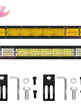 YLK外贸爆款三目款96LED288W越野车顶改装灯21寸汽车led长条灯工