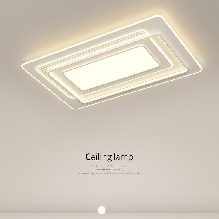 奶油风护眼吸顶灯简约现代大气客厅灯2023新款创意极简卧室主灯具