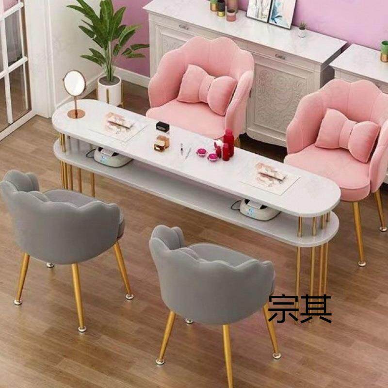 美甲店院专用椅化妆椅女生梳妆椅带靠背卧室可旋转久坐椅子