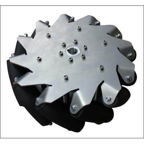 一套10寸254mm不锈钢麦克纳姆轮尼龙辊（4个）14141S