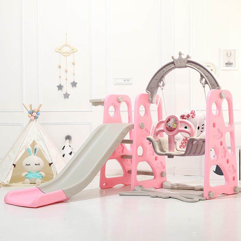 滑滑梯秋千组合儿童室内家用幼儿园宝宝游乐场小型小孩多功能玩具