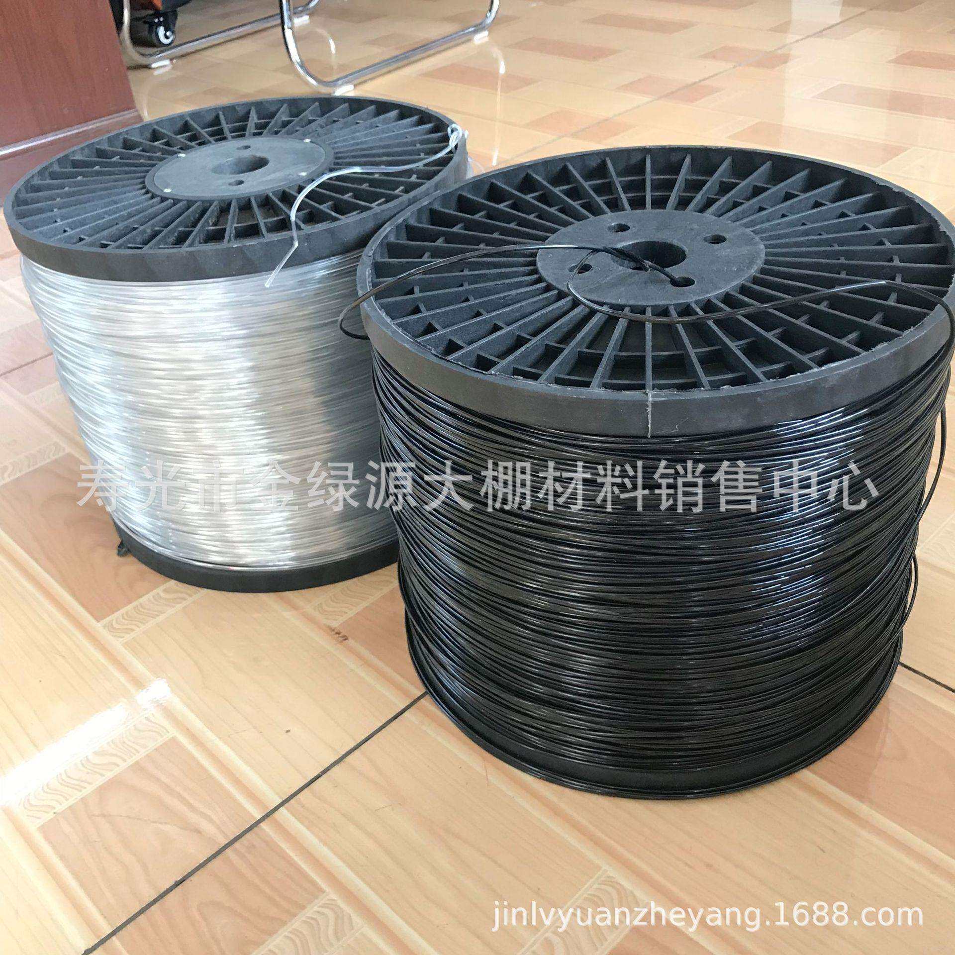 聚酯塑钢线葡萄架温室大棚用聚酯黑托幕线托幕线遮阳网托幕线