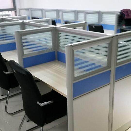 济南办公家具屏风办公桌屏风工作位办公卡位4人位办公桌