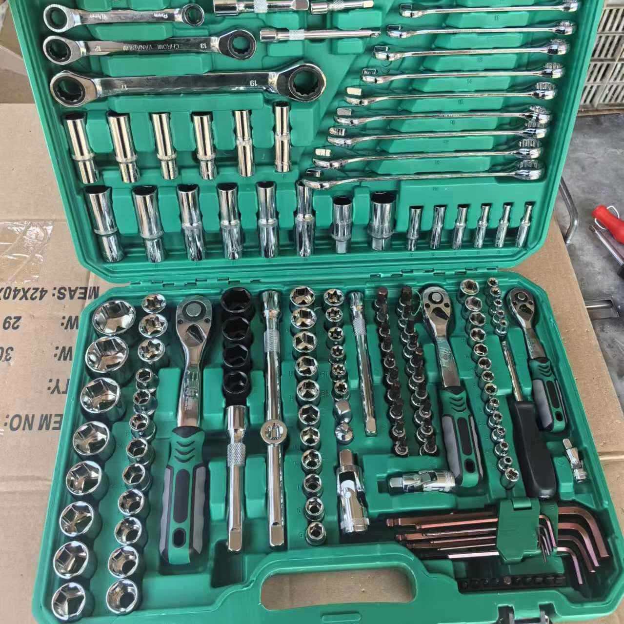 151件套汽修工具套装套筒扳手组合工具维修工具修车工具汽车修理