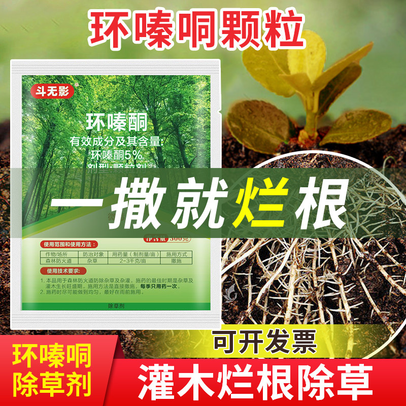 环嗪酮除草剂烂根剂除灌木除树剂药烂根专用杀竹剂药斗无影环嗪哃属于什么档次？