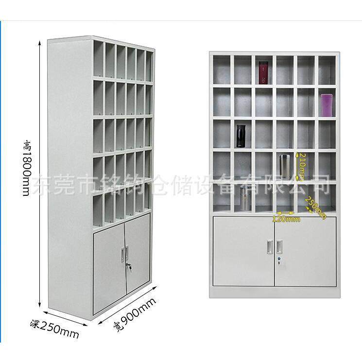 车间30格50格员工休息室茶水柜办公室水杯柜子不锈钢水杯放置柜,商业/办公家具,办公储物柜,淘宝优惠券,粉丝福利购,淘宝优惠卷