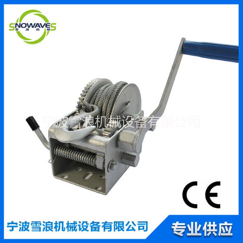 直销自锁手动绞盘提升机手动卷扬机手摇绞车2000磅拉力