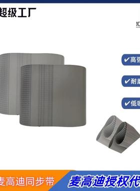 MEGADYNE钢丝PU工业带T10950宽度15mm麦高迪聚氨酯无缝同步带