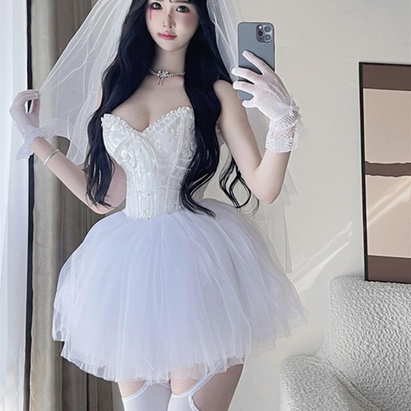 cosplay万圣节性感夜场蓬蓬裙制服套装鬼新娘吸血鬼角色扮演cos服