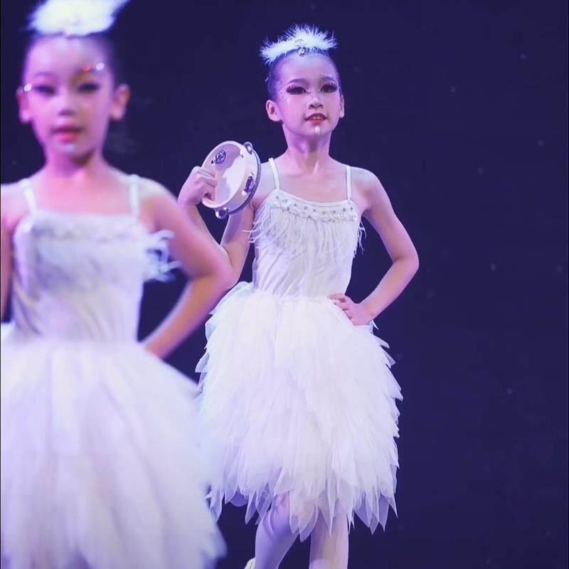 布谷鸟演出服珍妮舞蹈布谷鸟芭蕾裙快乐的布谷鸟铃鼓道具向天歌鹅