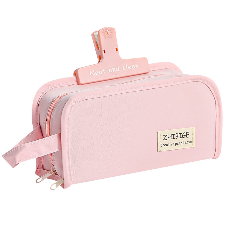 2024新款透明隐藏痛包笔袋可放吧唧二次元大容量高颜值ins风笔袋