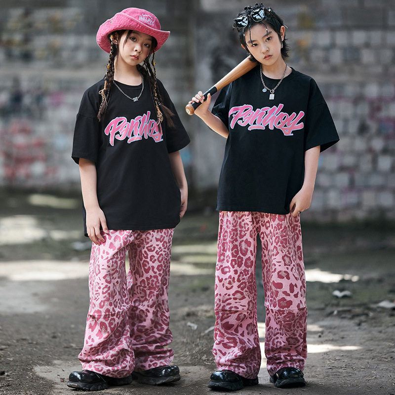 少儿街舞嘻哈套装炫酷时尚儿童走秀演出服现代舞练功服爵士舞服装