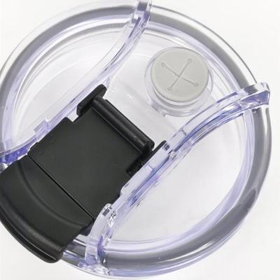 透明40oz手柄冰霸杯翻盖保温杯盖密封防漏保温性强带锁扣汽车杯盖