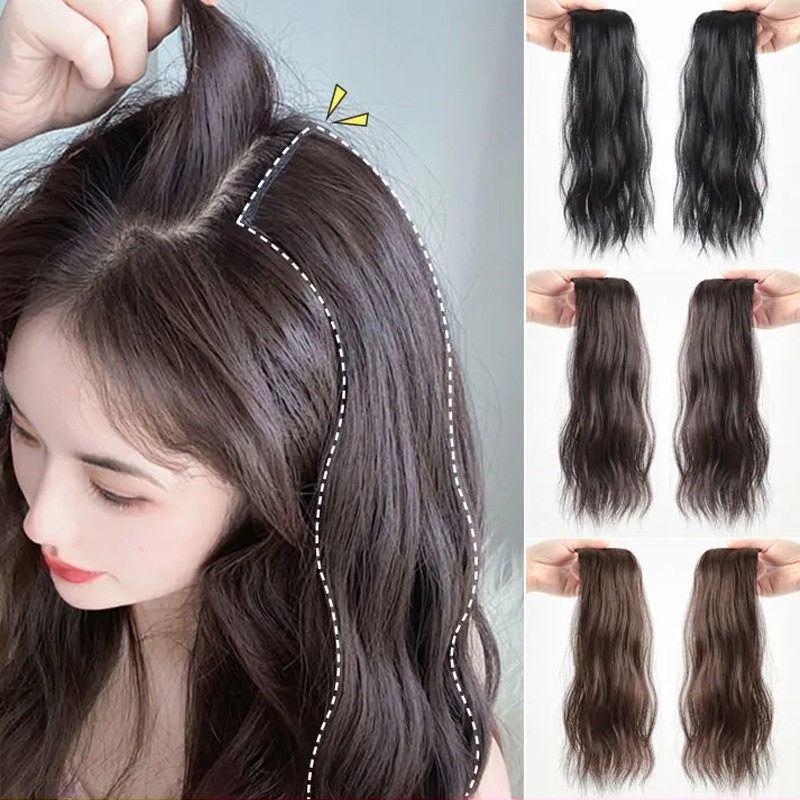 假发蓬松无痕贴片女水波纹补发