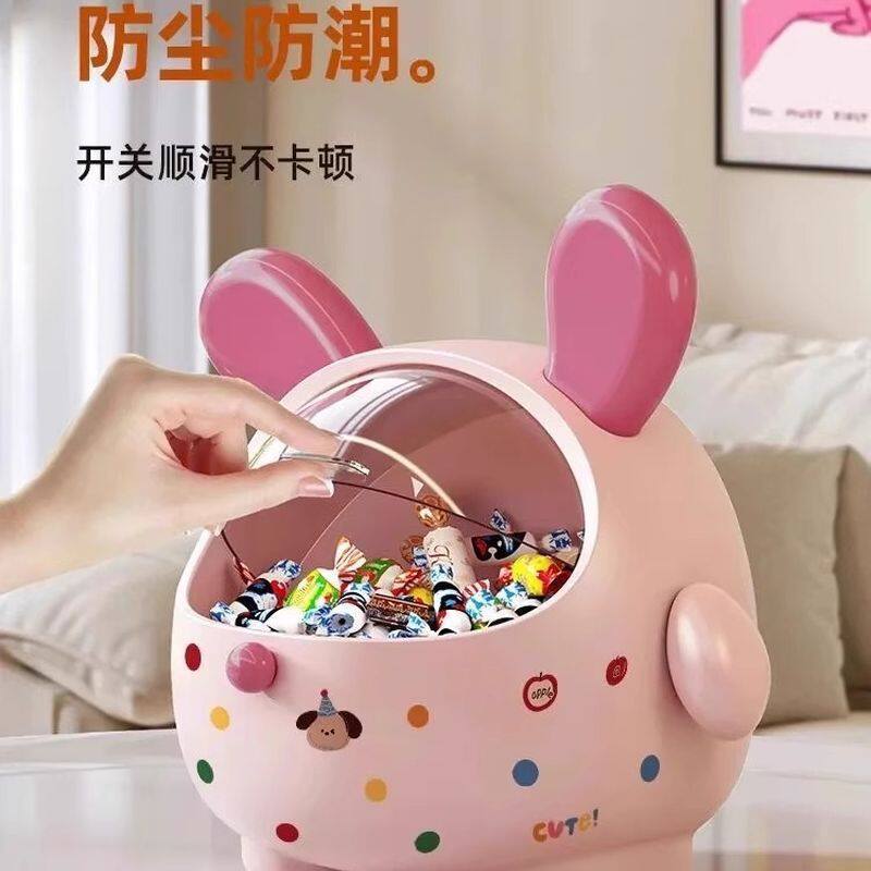 创意墩墩狗发饰收纳盒大容量防尘
