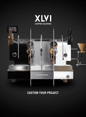 XLVI STEAMHAMMER单头双头三头电控半自动意式商用咖啡机原装进口