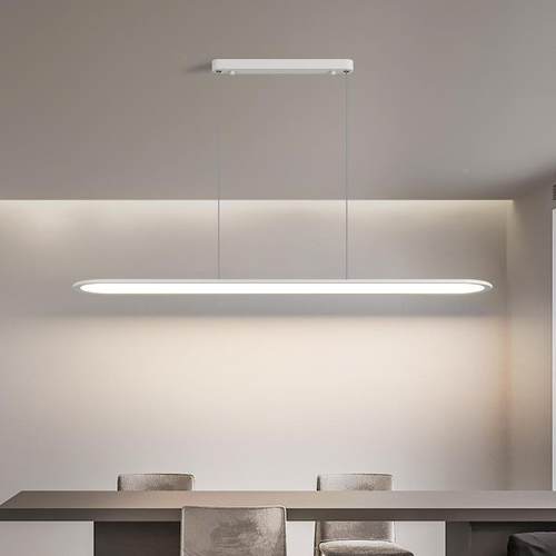 现代约L餐ED吊简灯餐桌厨房厅长条吊灯吧台咖啡厅极XL6191黑白简