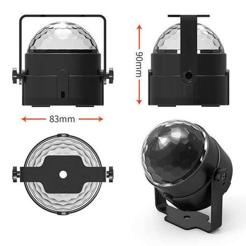 爆遥控小魔球L 迷你晶ED水魔球灯 YG-MB213镭射灯旋转七彩闪投影