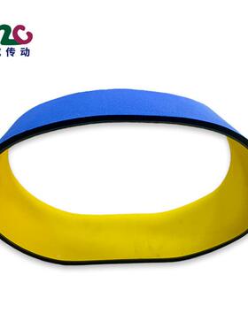 源头工绵厂蓝色泡绵软片皮基带 夹瓶机贴标机海绵246带 柔防划伤