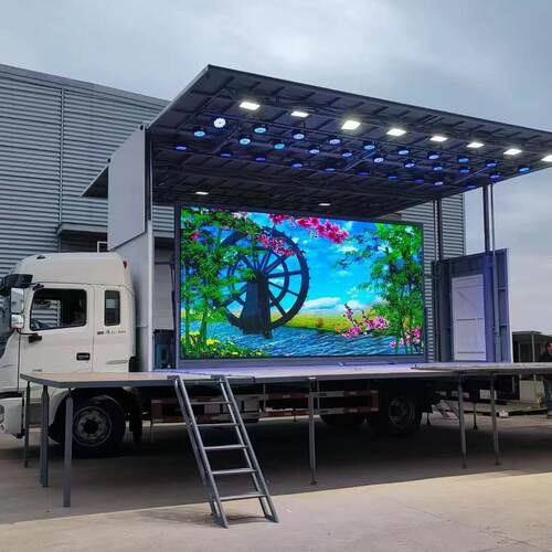 大黄牌舞台车国演六出车 大篷外759车led广告传媒宣传车户演艺车